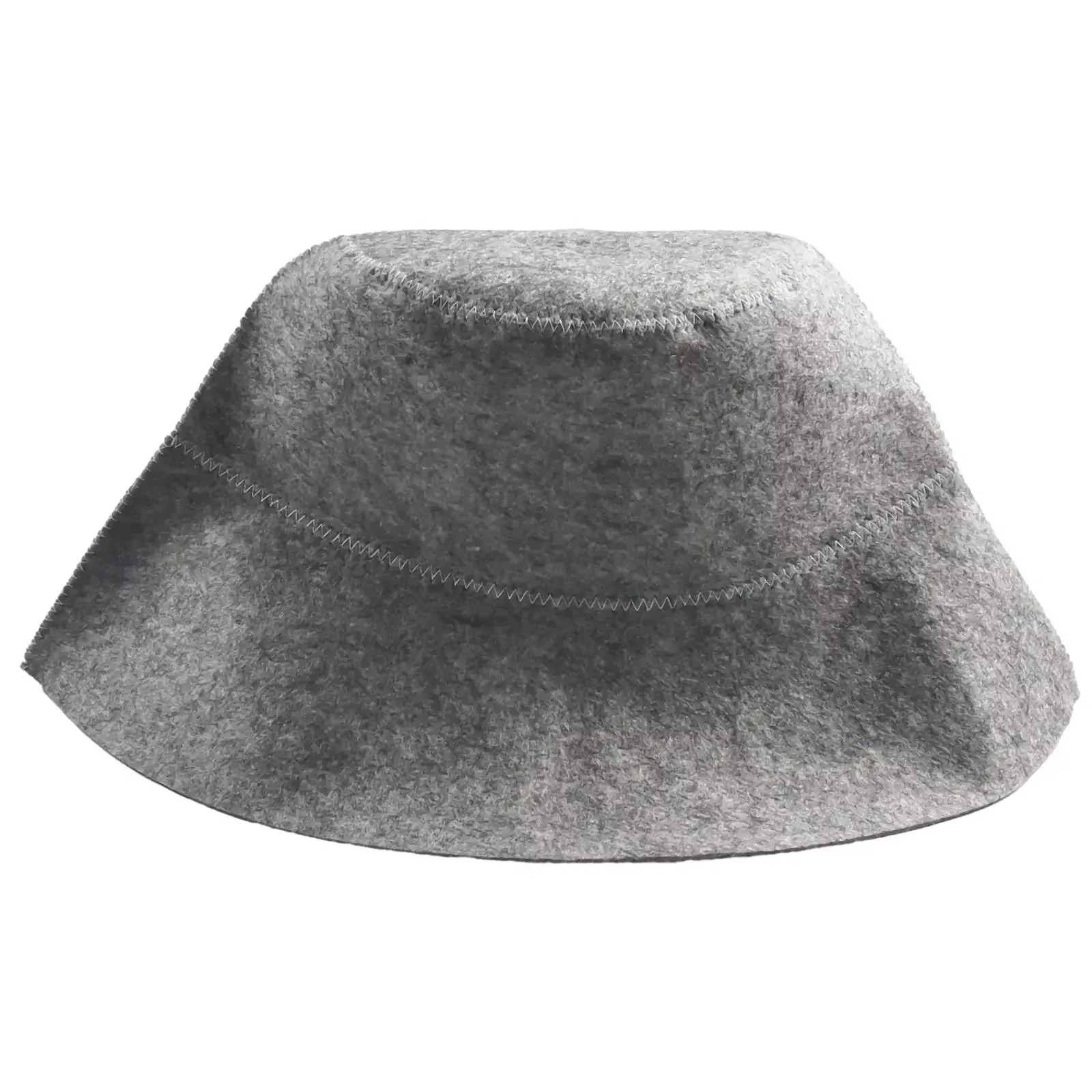 Chapeau de Sauna en feutre Anti-chaleur, 1 pièce, bonnet de douche en feutre de laine épais, Turban pour bain, Protection de la tête de la maison, accessoires de salle de bains gris