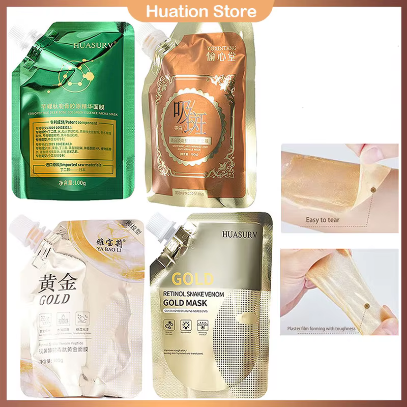 Masque hydratant au rétinol doré