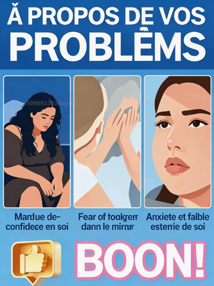 Crème Visage Anti Double Menton à Bille Roulante