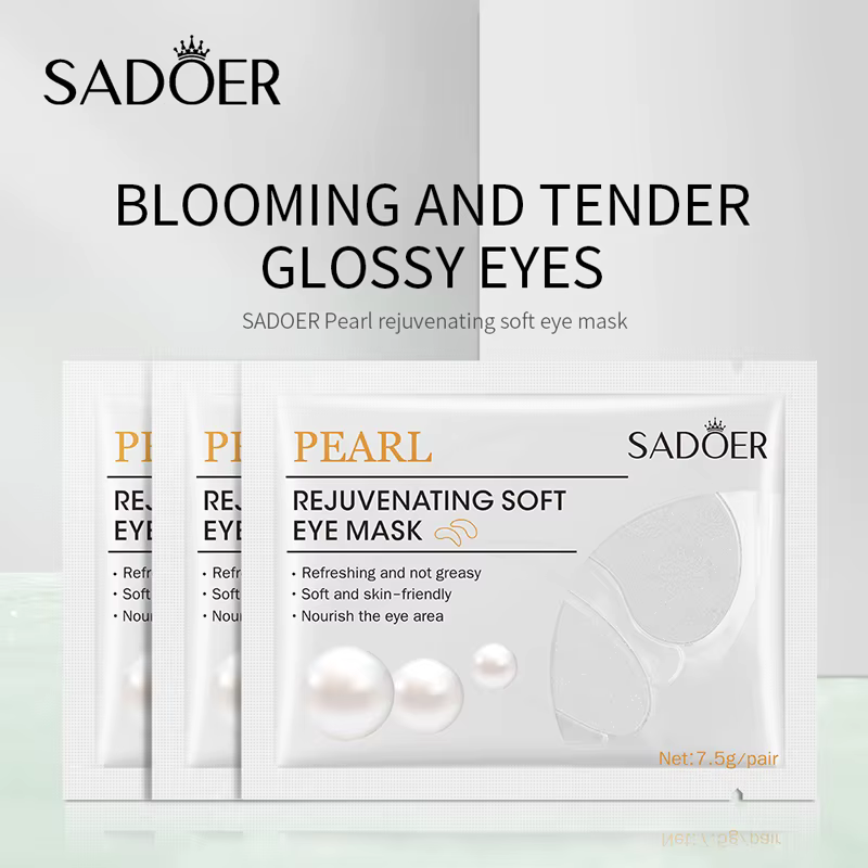5/10 paires SADOER perle masque pour les yeux Anti cernes élimination