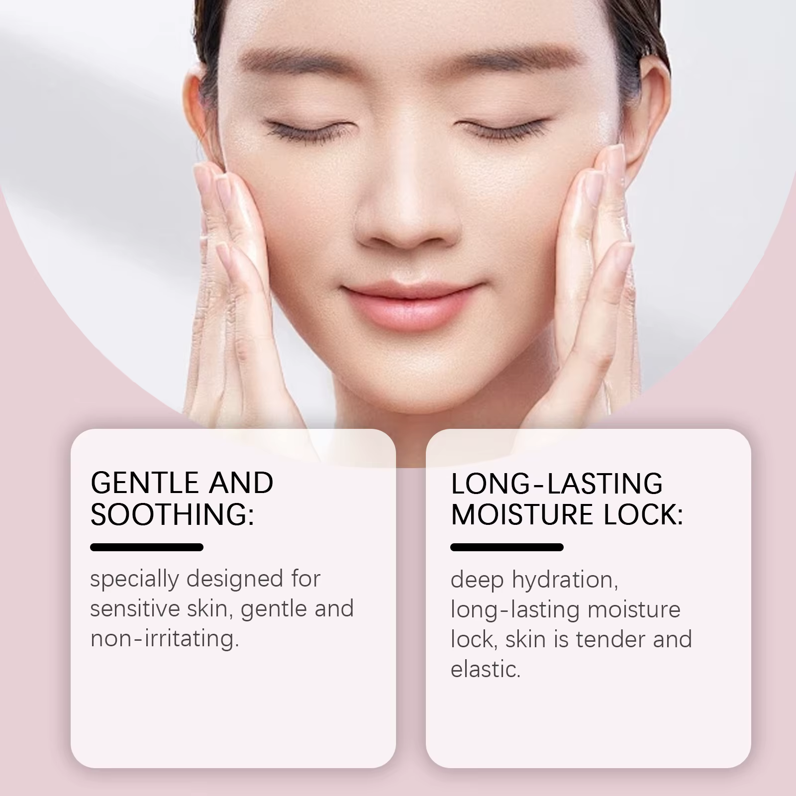 Tonique à l'essence de Rose brillant pour la peau
