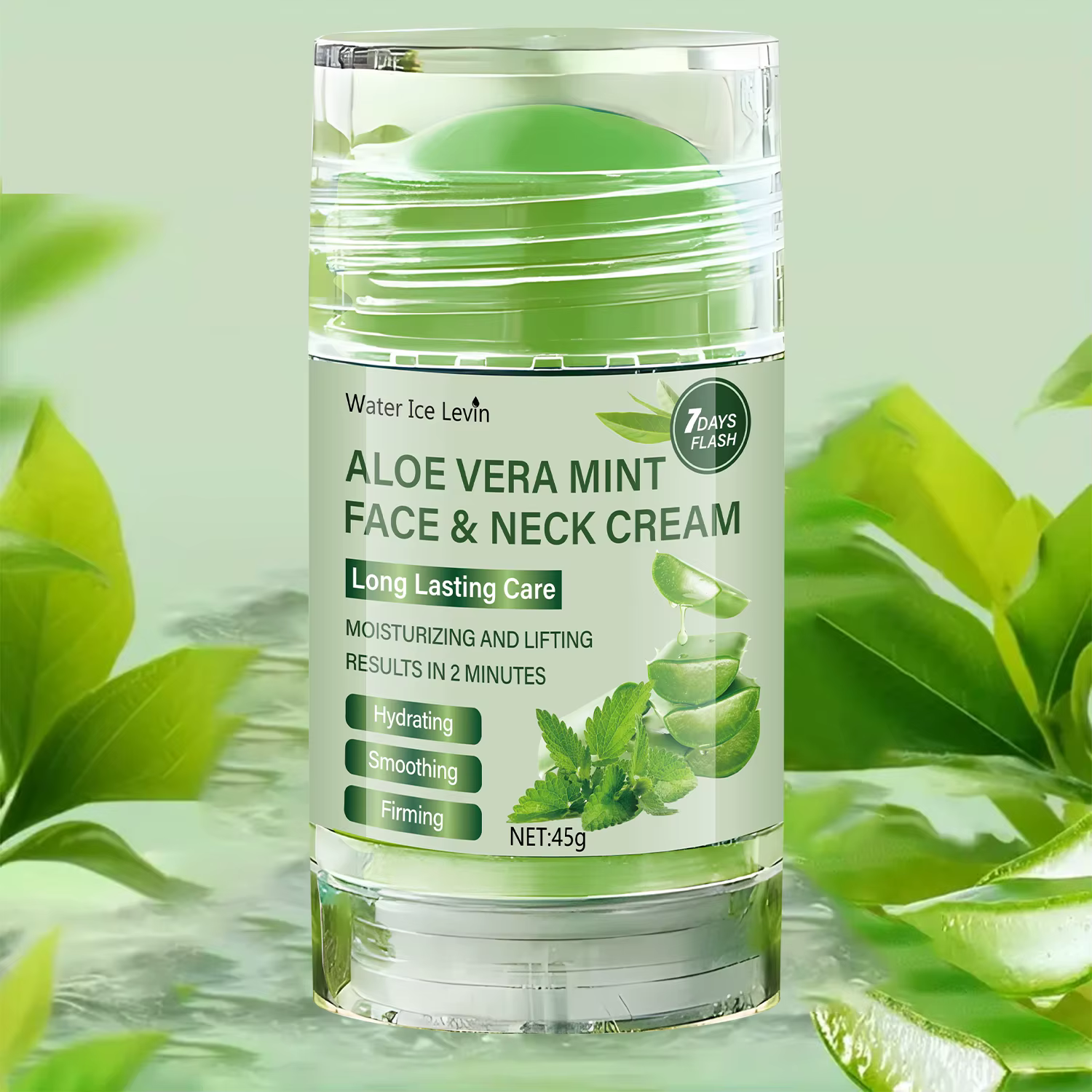 Crème raffermissante pour le visage à l'aloe vera 45g
