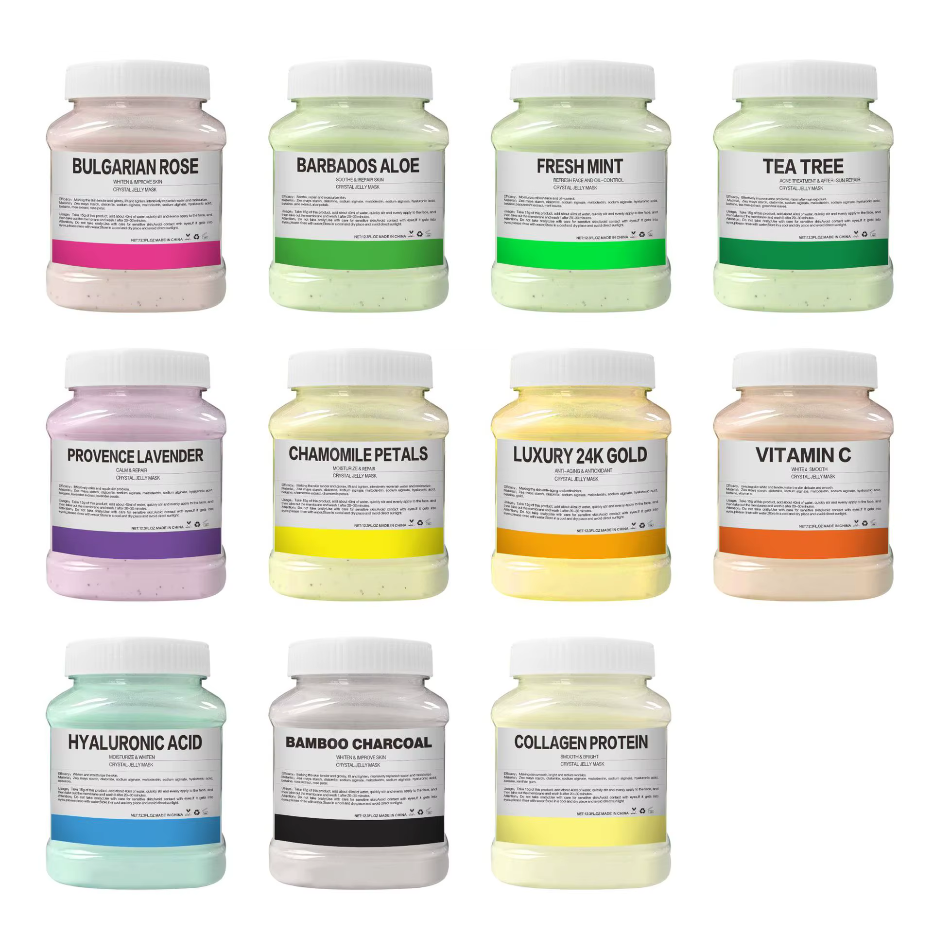 Masque hydratant doux en or 24K