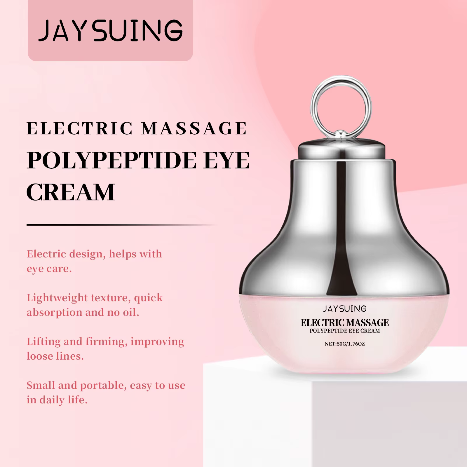 Crème raffermissante électrique pour les yeux