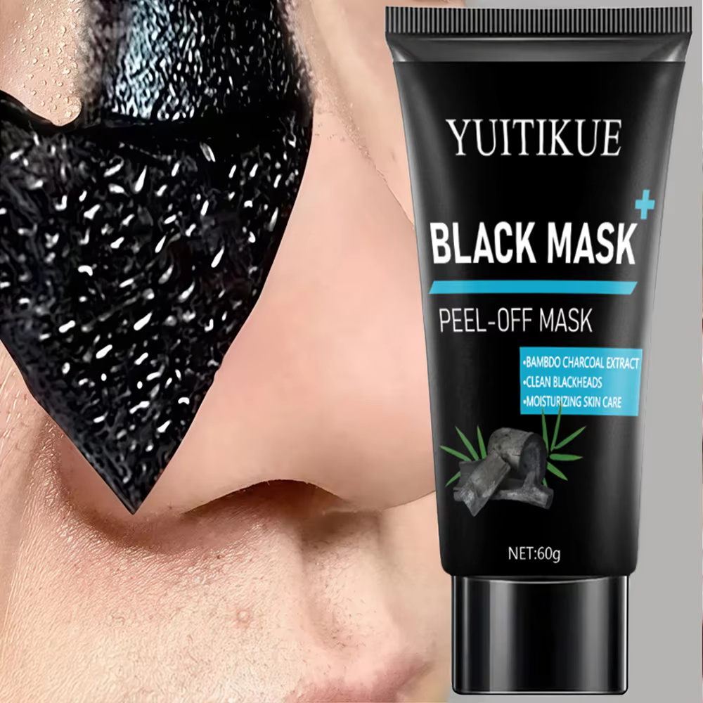 Masque Peel Off noir 60g - Extrait de charbon de bambou