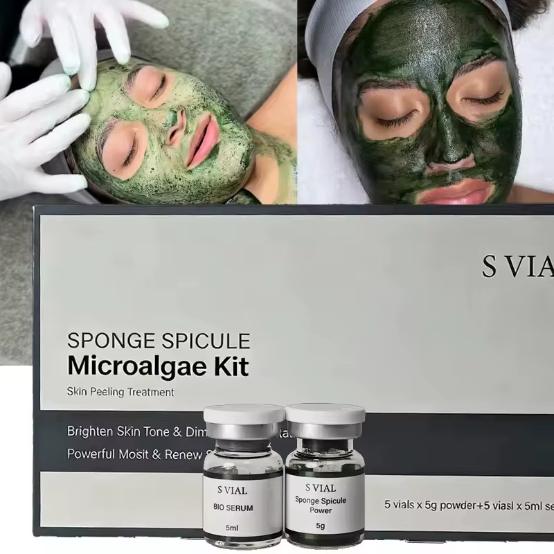 Kit de Microneedling Bio aux Spicules d'Éponge Régénération du Collagène Extrait Biologique Naturel