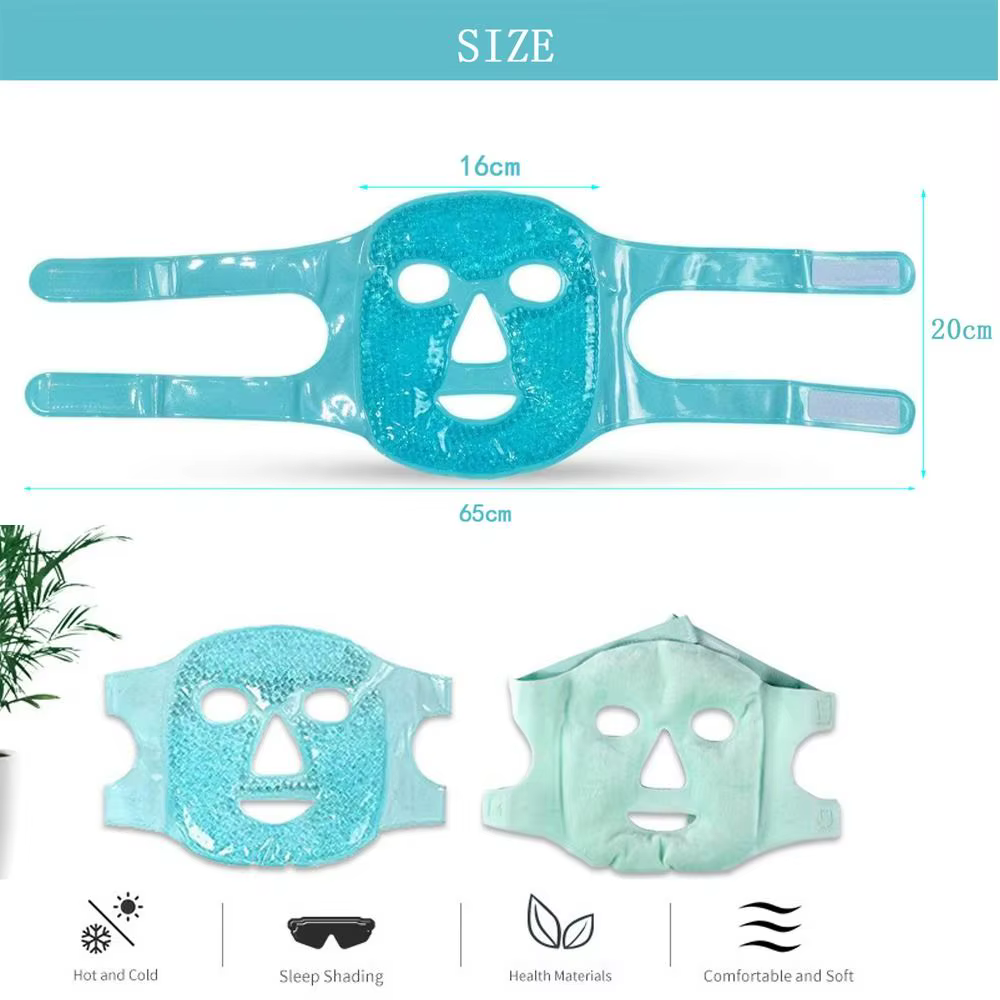 Masque Gel Réutilisable Chaud/Froid pour les Yeux et le Visage – Soulage la Fatigue