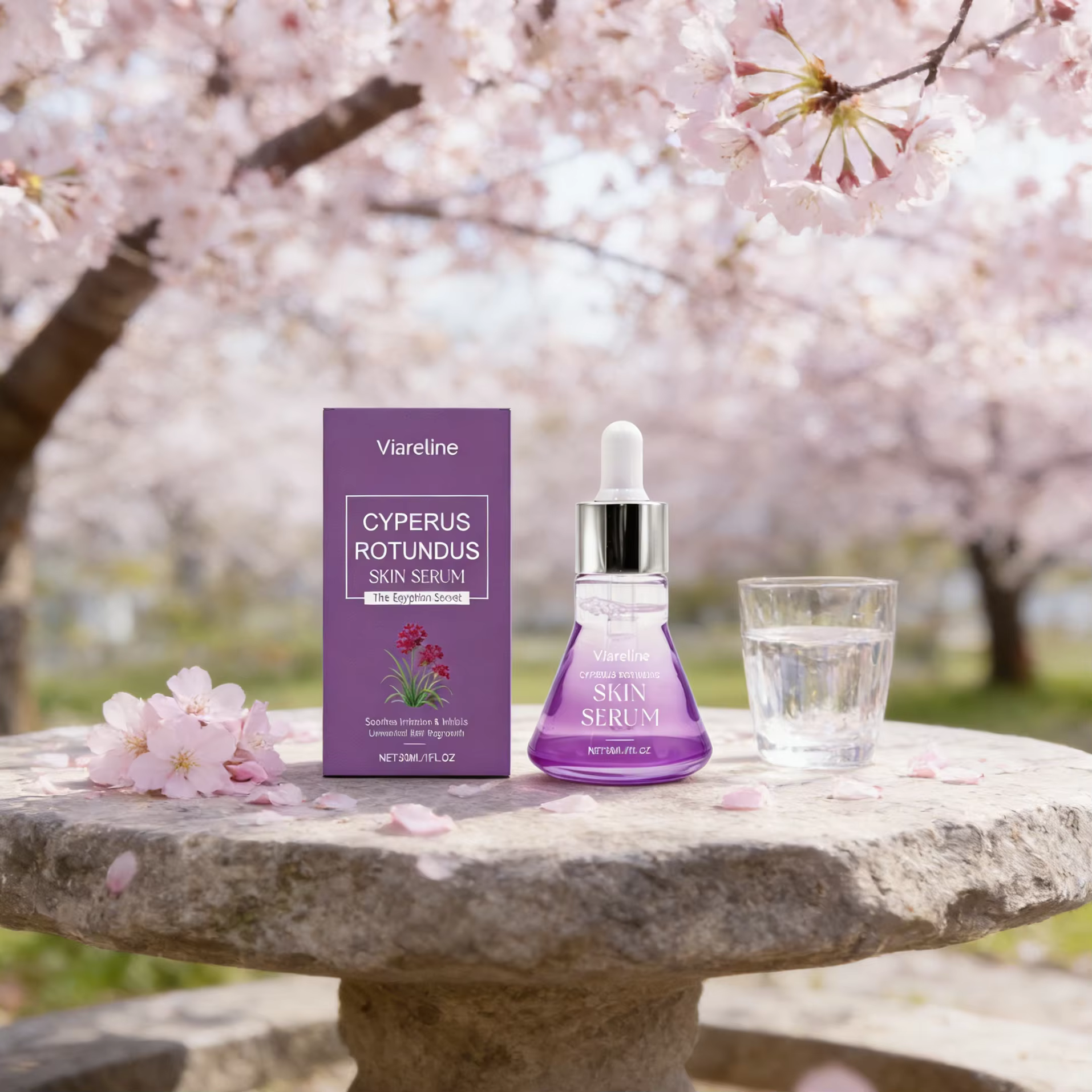 Sérum pour la peau au Cyperus Rotundus