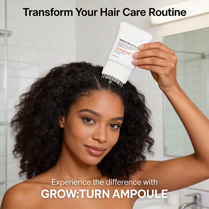 Sérum capillaire avec brosse intégrée