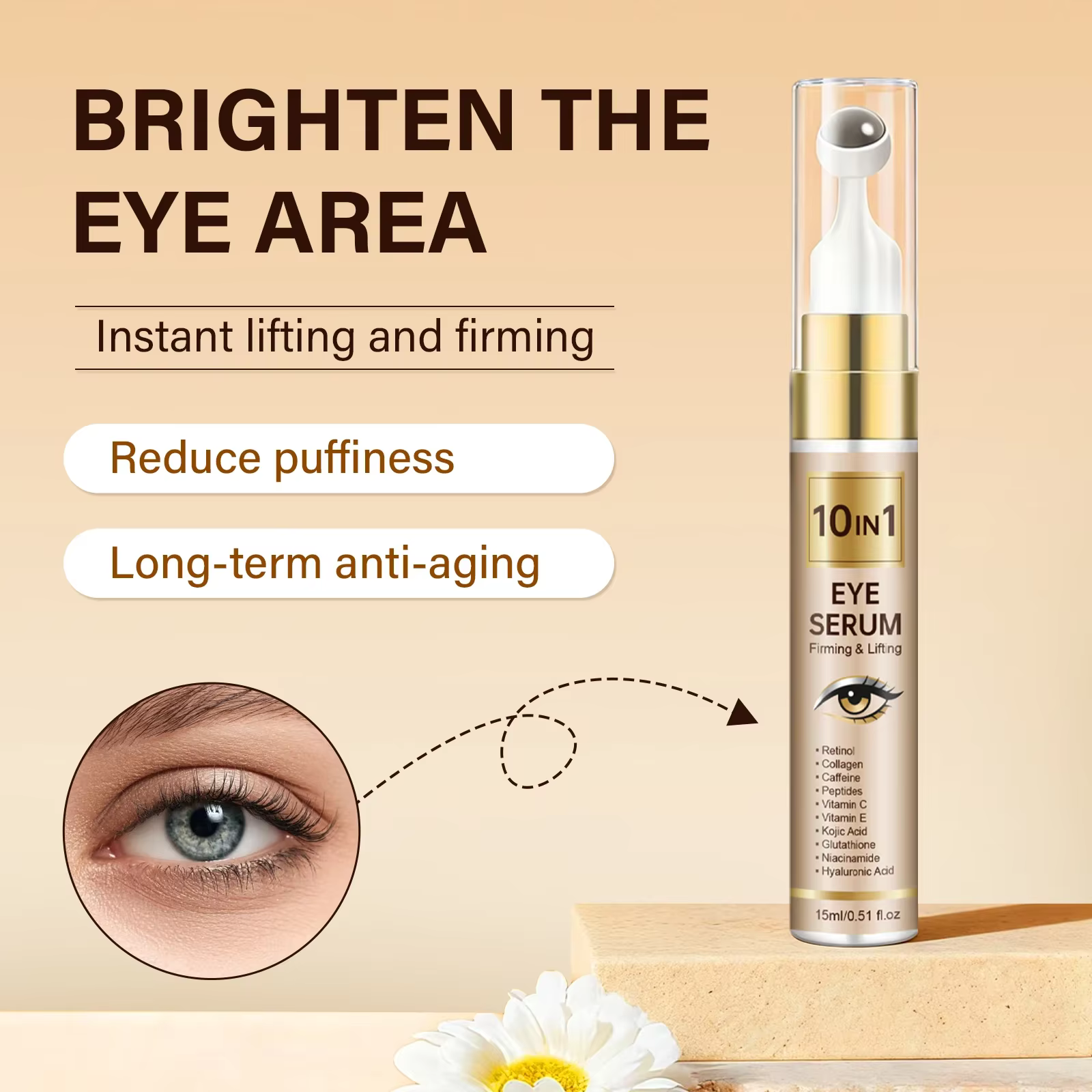 Sérum pour les yeux 10 en 1