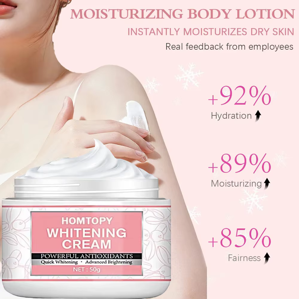 Crème Hydratante Corporelle Zones Intimes Aisselles Genoux Fesses Éclaircissante Anti-Mélanine Imperméable Nourrissante