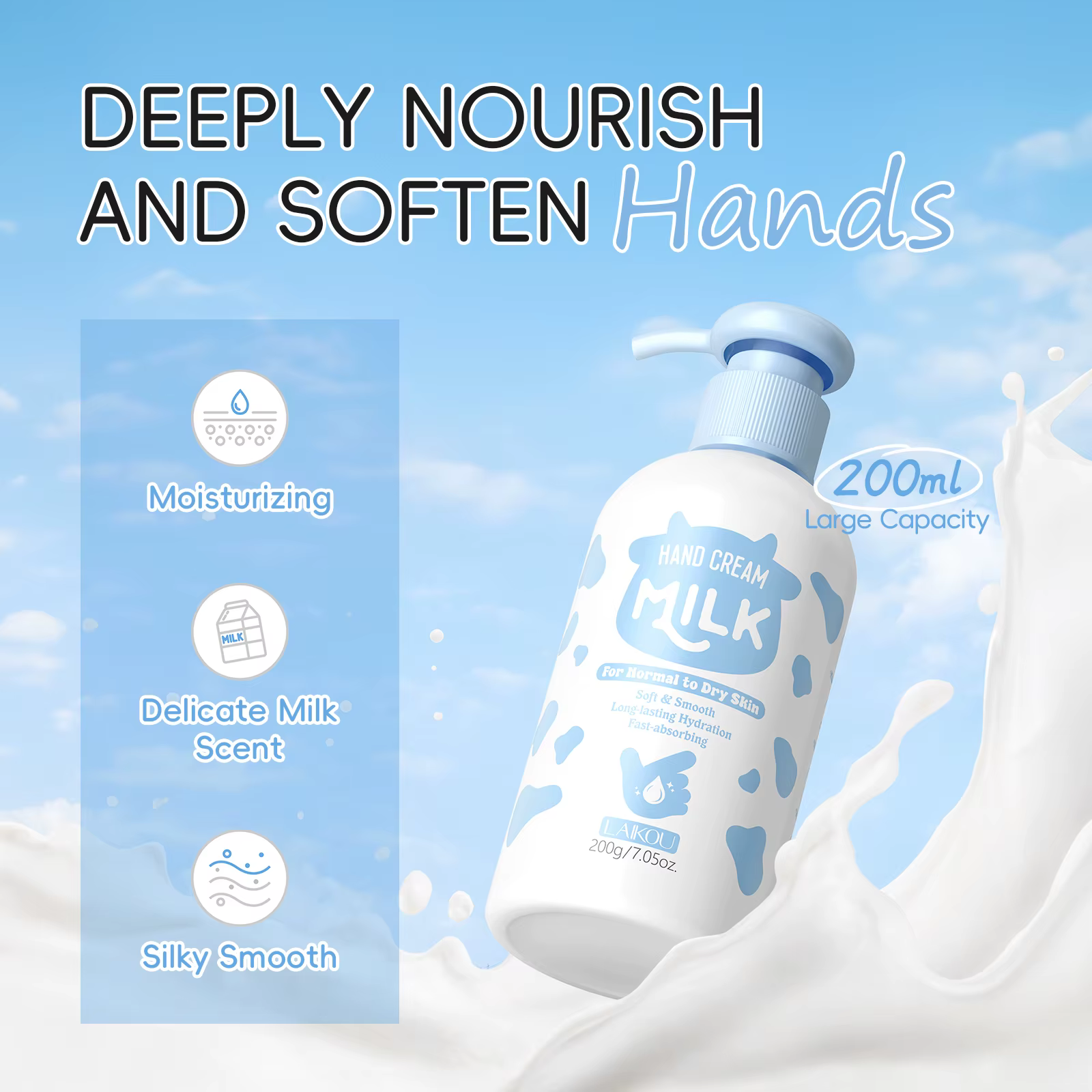 LAIKOU – crème pour les mains au lait
