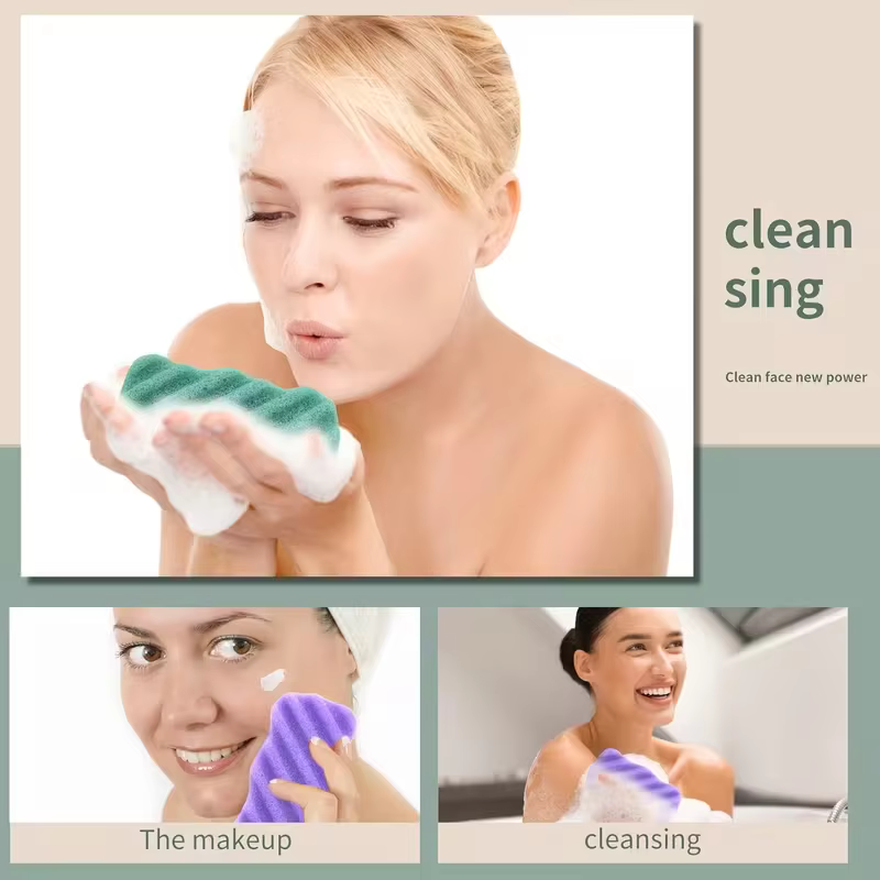 Éponge nettoyante pour le visage en konjac
