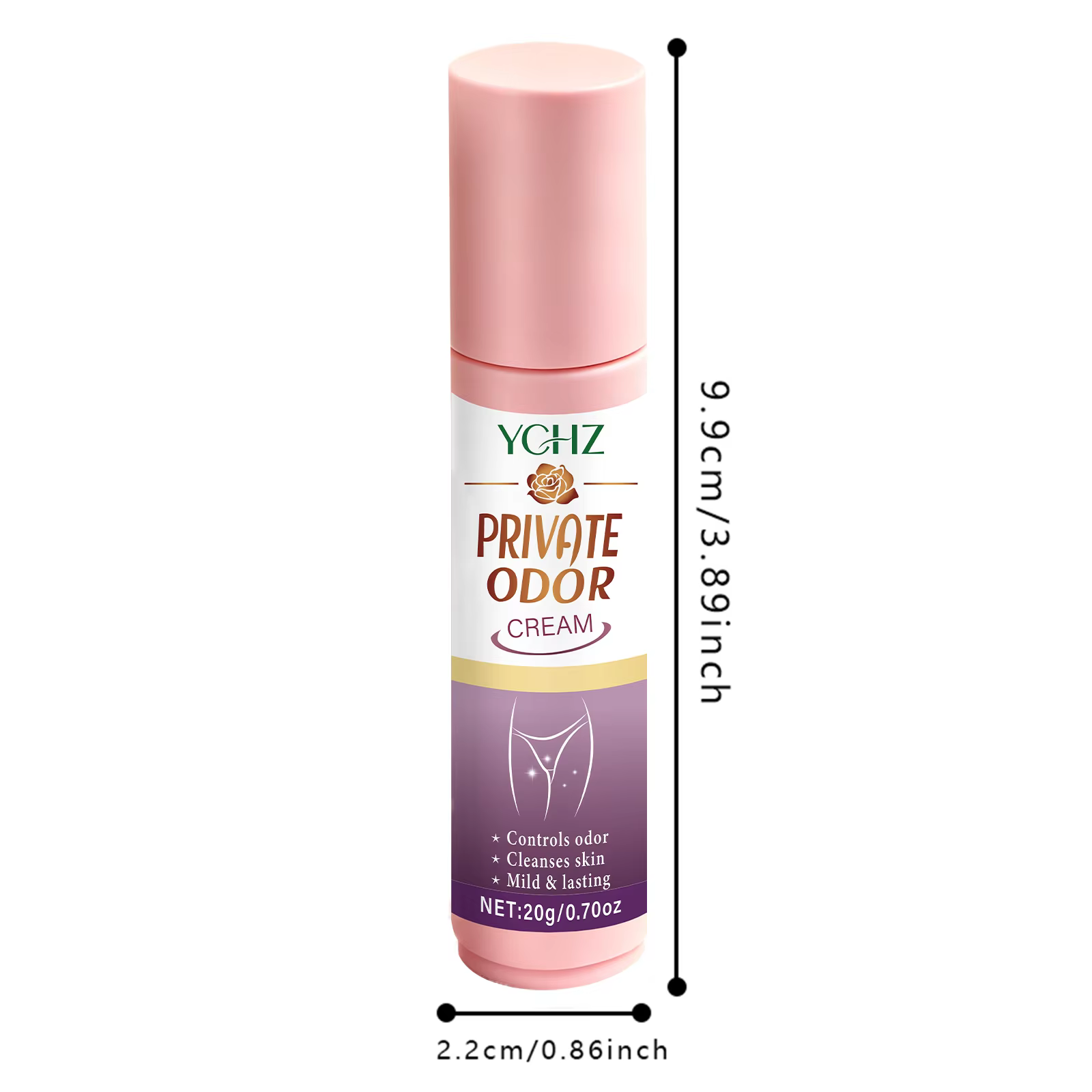 Crème Intime pour Femmes, Déodorant pour Sous-vêtements Féminins Parfum Frais, Produit d'Hygiène Personnelle pour Sous-vêtements - 20G