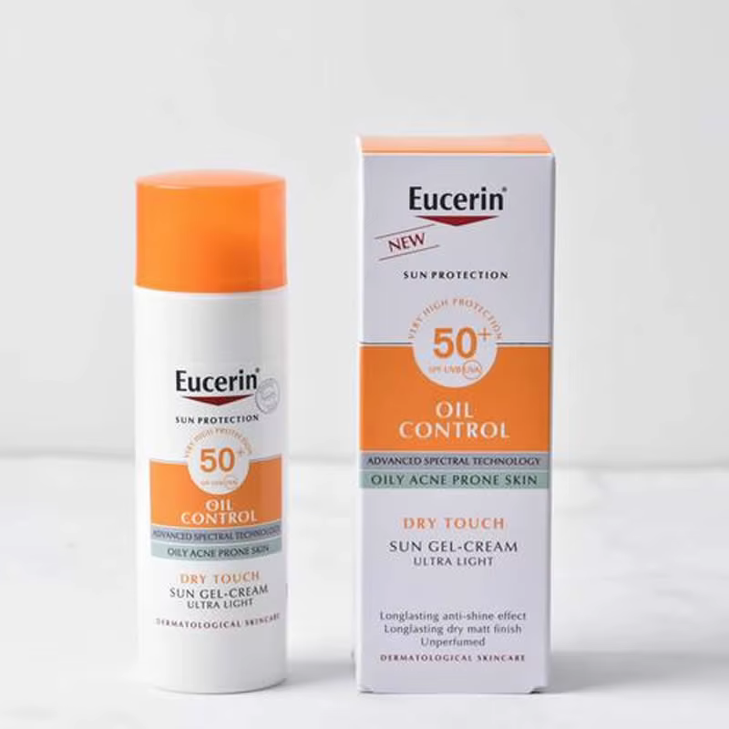 Eucerin Crème solaire visage Oil Control SPF50+ rafraîchissante