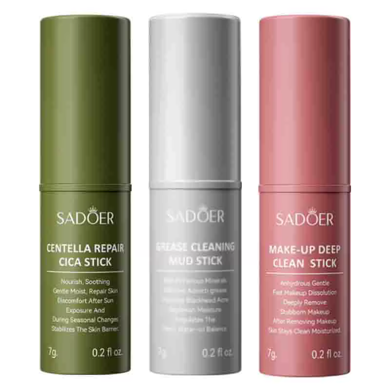 SADIER Centella solide crème pour le visage bâton réparation lisse barrière cutanée hydratant contrôle de l'huile