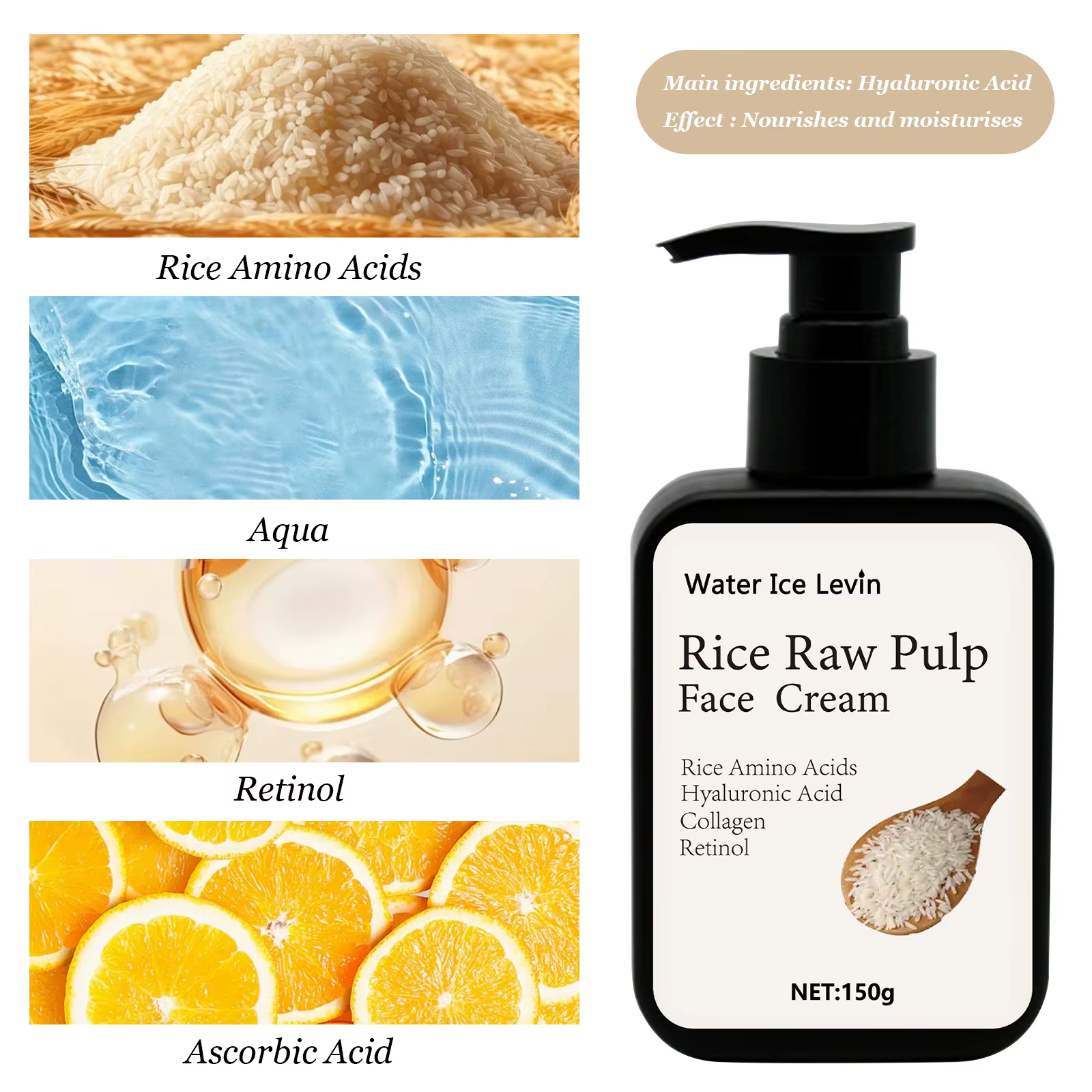 Crème Anti-taches de rousseur en pulpe de riz