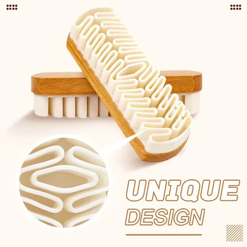 1 brosse de nettoyage pour sièges de voiture et pièces intérieures, pour tissus en suède, peau de daim et peluche, outil de nettoyage et d'entretien