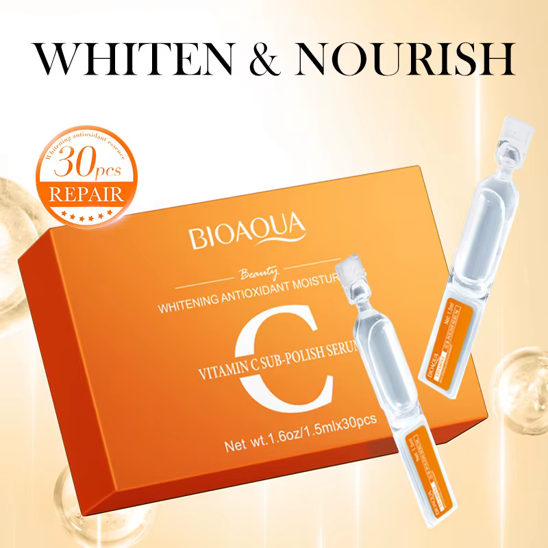 30 pièces/boîte BIOAQUA rétinol vitamine C acide hyaluronique sérum pour visage hydratant raffermissant