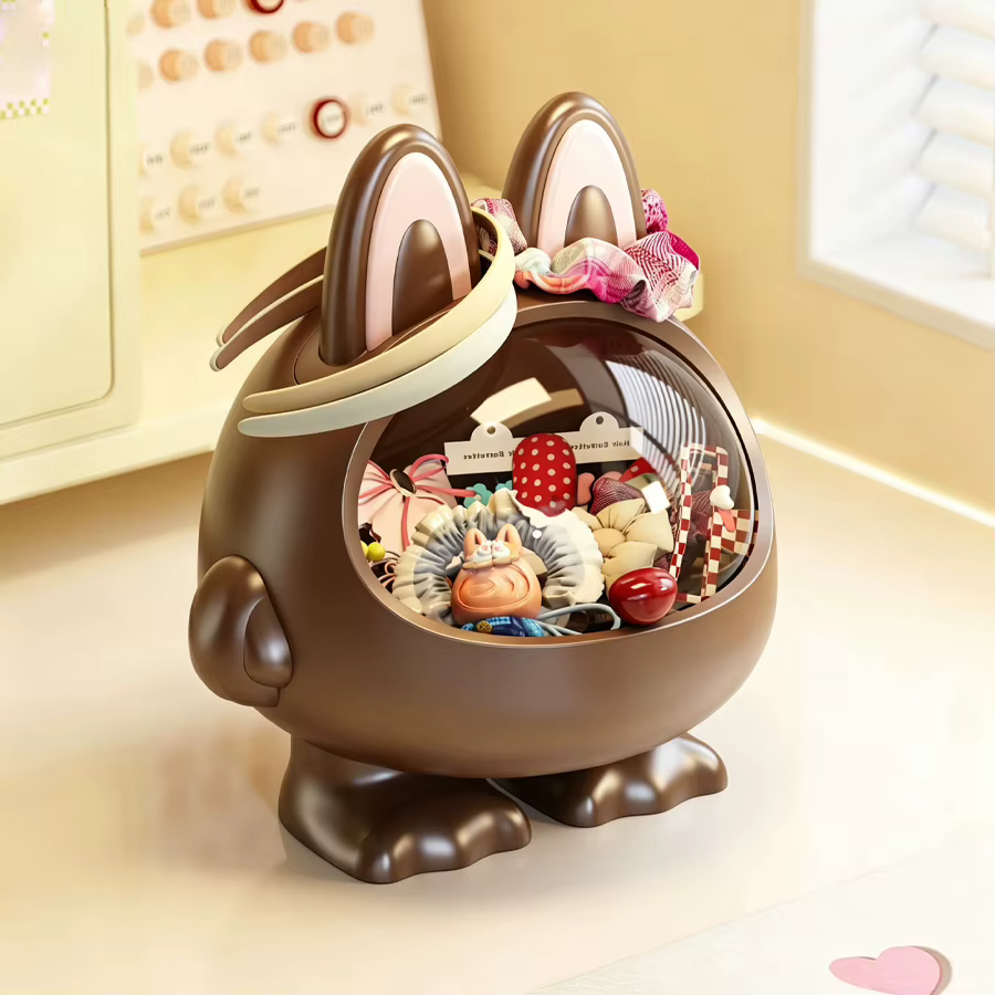 Boîte de rangement pour bijoux et accessoires de bureau pour filles - Multifonctionnelle, grande capacité, idéale pour ranger les accessoires pour cheveux