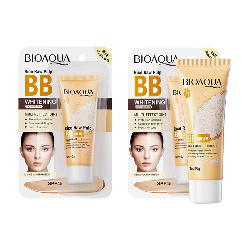 Nouvelle crème BB hydratante à la poudre de riz BIOAOUA